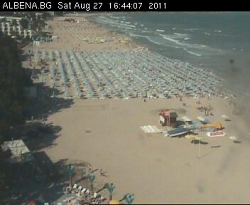 albena beach camera webcam bg