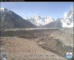 Oblast Mt.Everest, ledovec Khumbu