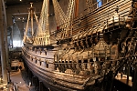 Evropa - Švédsko - Muzeum Vasa - dochovaná Vikingská loď z roku 1628