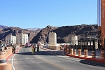 North America - USA - Arizona - Car checkpoint. We have parked and go by foot.