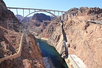 North America - USA - Arizona - Power plant and the new bridge built 2010.