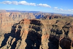 North America - USA - Arizona - Grand Canyon aerial photosnap taken from helicopter.Eagle Point ahead.