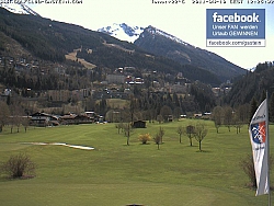 Gastein city and the golfcourse