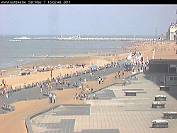 Oostende beach, university camera