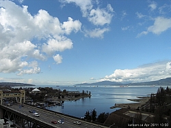 Vancouver, Anglická zátoka a most Burrard Bridge