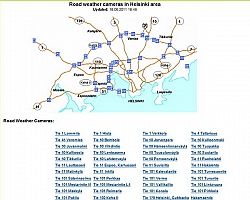 Finland, road weather cameras