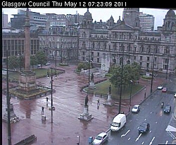 Glasgow, Skotsko, městská radnice