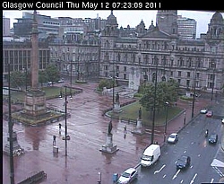 Glasgow, Skotsko, městská radnice