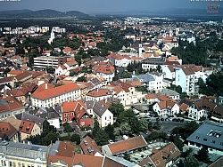 Veszprem, pohled na město