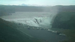 Vodopády Gullfoss