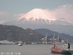 Mount Fuji – pohled z města Shimizu