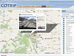 Colorado, portál dopravních kamer