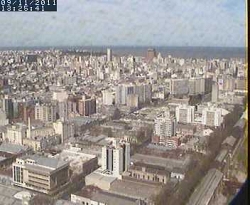 Montevideo, Uruguay, TV věž, jih