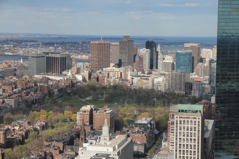 Boston - pohled z mrakodrapu Prudential
